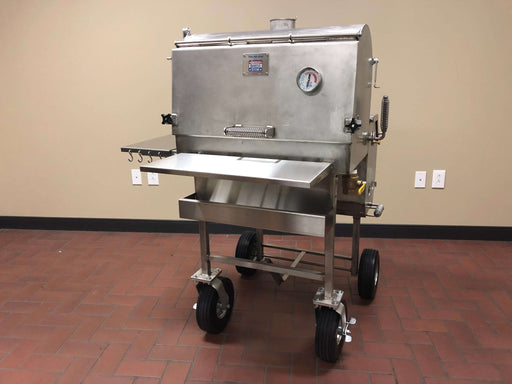 American Barbecue Systems All-Star Smoker/Grill Stainless - Smoker Guru