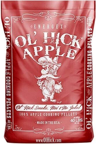Ol'Hick 100% Apple Pellets - 40lb Bag - Smoker Guru