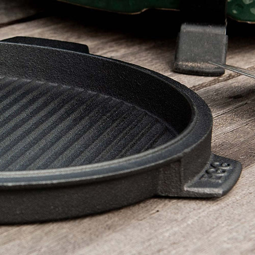 10.5 inch Dual - Sided Cast Iron Plancha Griddle - Smoker Guru
