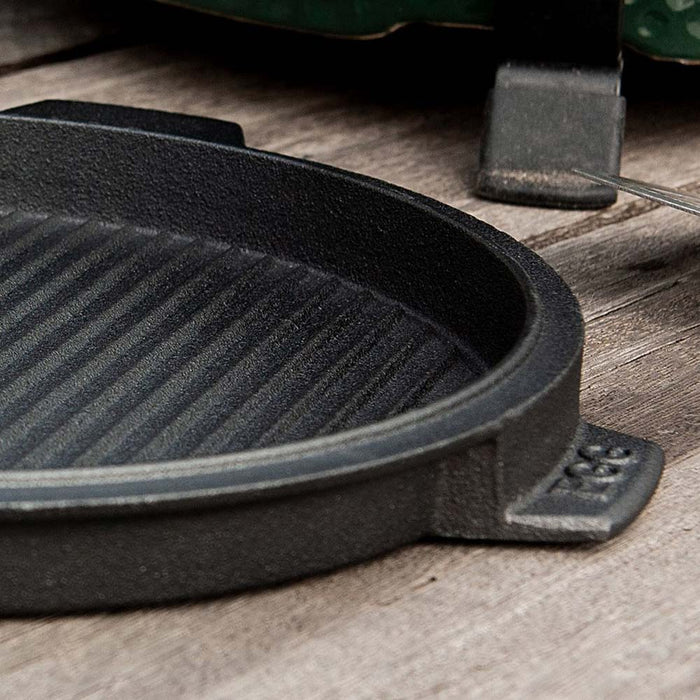 10.5 inch Dual - Sided Cast Iron Plancha Griddle - Smoker Guru