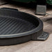 10.5 inch Dual - Sided Cast Iron Plancha Griddle - Smoker Guru