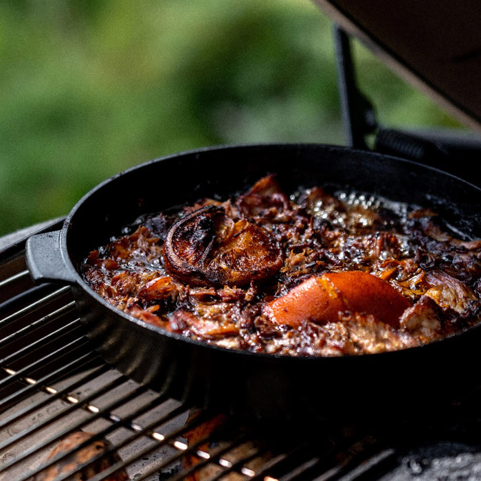 10.5 inch Professional Grade Cast Iron Skillet - Smoker Guru