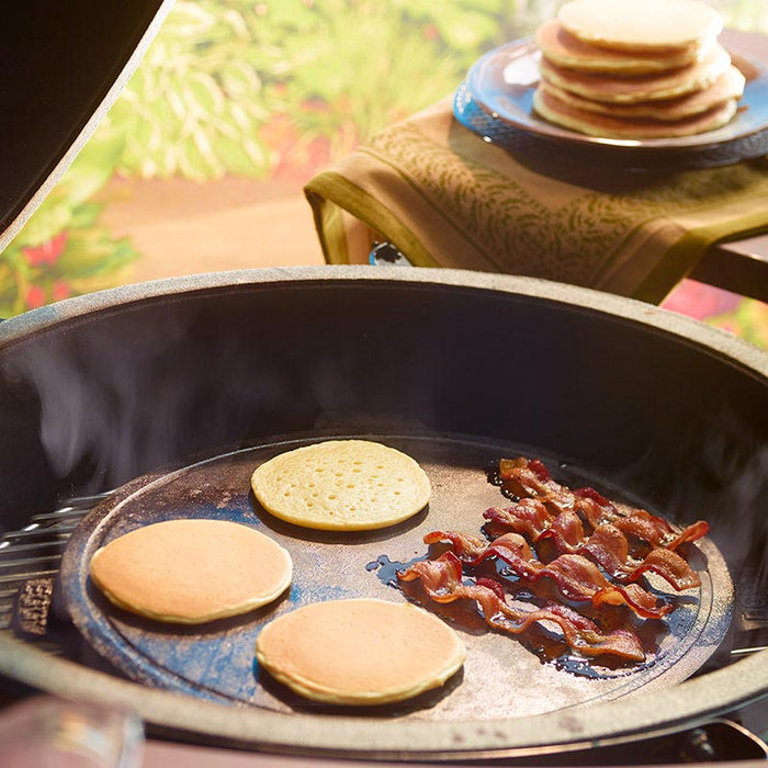 14 inch Dual - Sided Cast Iron Plancha Griddle - Smoker Guru