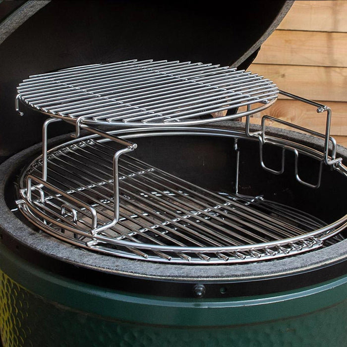2 Piece Multi - Level Rack (XL Big Green Egg) - Smoker Guru