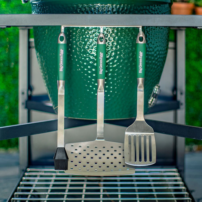 3 - Piece Stainless Steel BBQ Tool Set (Comfort - Grip Handles) - Smoker Guru