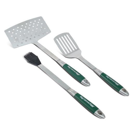 3 - Piece Stainless Steel BBQ Tool Set (Comfort - Grip Handles) - Smoker Guru