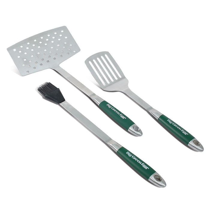 3 - Piece Stainless Steel BBQ Tool Set (Comfort - Grip Handles) - Smoker Guru