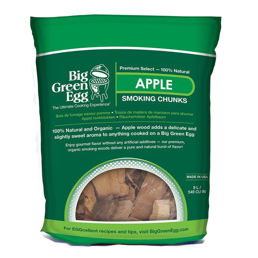 Apple Smoking Chunks (premium) Big Green Egg - Smoker Guru