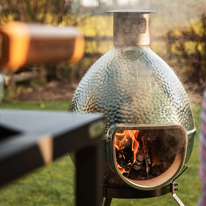 Big Green Egg Chiminea - Smoker Guru