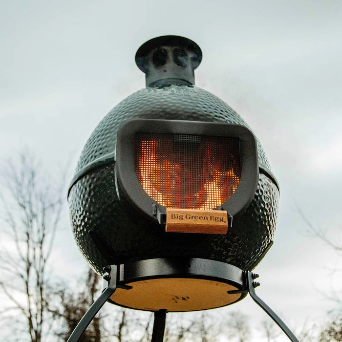Big Green Egg Chiminea - Smoker Guru