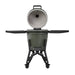 BSTRD Pro Large Complete Alpine Green Freestanding Kamado Charcoal Grill - Smoker Guru