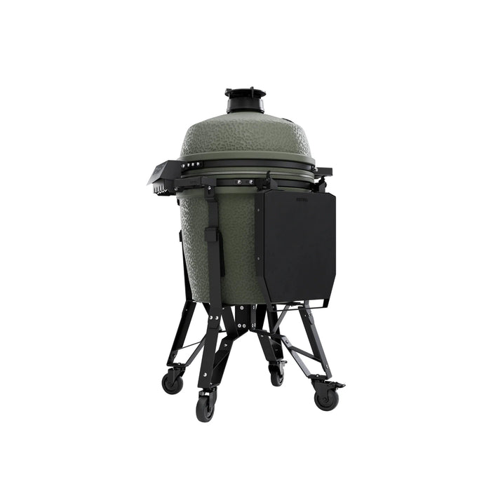 BSTRD Pro Large Complete Alpine Green Freestanding Kamado Charcoal Grill - Smoker Guru