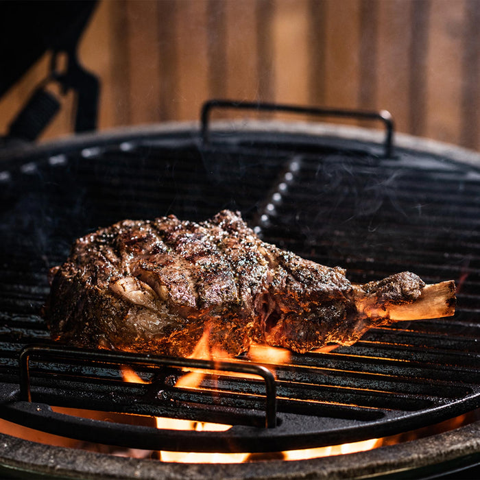 Cast Iron Cooking Grid for a Big Green Egg - Smoker Guru