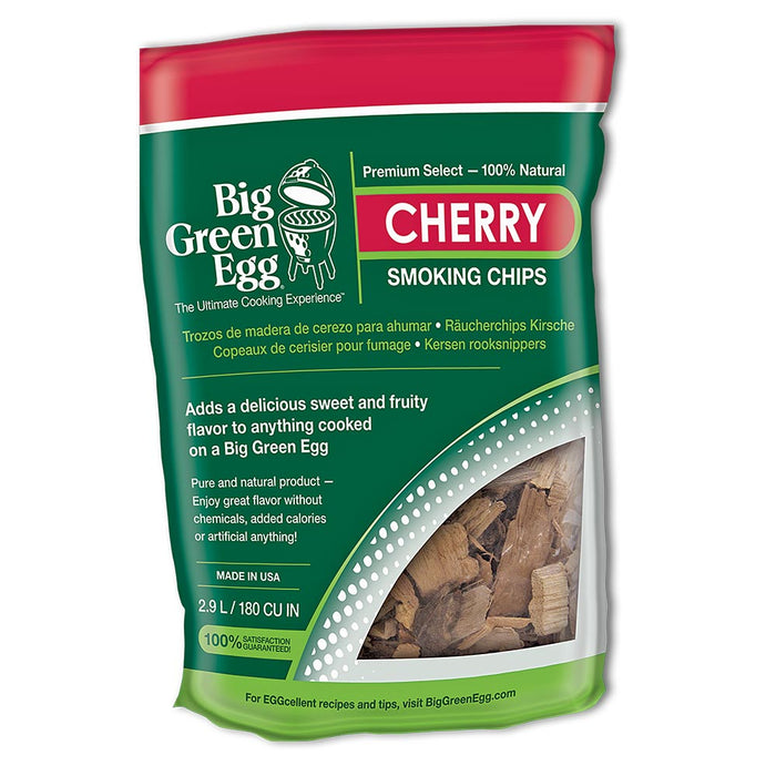 Cherry Smoking Chips (premium) Big Green Egg - Smoker Guru