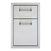 Delta Heat 13-Inch Stainless Steel Double Access Drawer - DHSD132-B - Smoker Guru