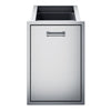 Delta Heat 18-Inch Tall Trash Double Drawer - DHTD182T-B - Smoker Guru
