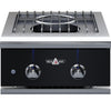Delta Heat 22-Inch Built-In Propane Power Burner - White Control Panel - DHPW22-WL - Smoker Guru