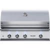 Delta Heat 38-Inch 3-Burner Built-In Gas Grill With Infrared Rotisserie & White Control Panel - Smoker Guru