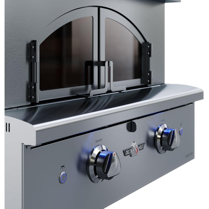 Delta Heat Freestanding Pizza Oven - Propane - DHPO30F-L - Smoker Guru