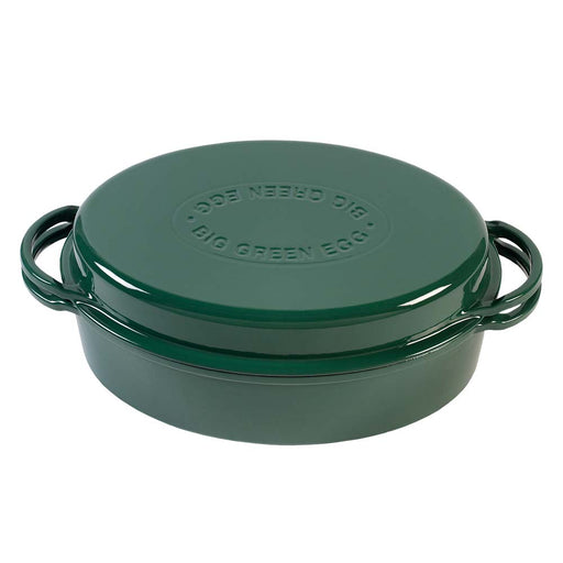 Enameled Cast Iron Dutch Oven (Oval) - Smoker Guru