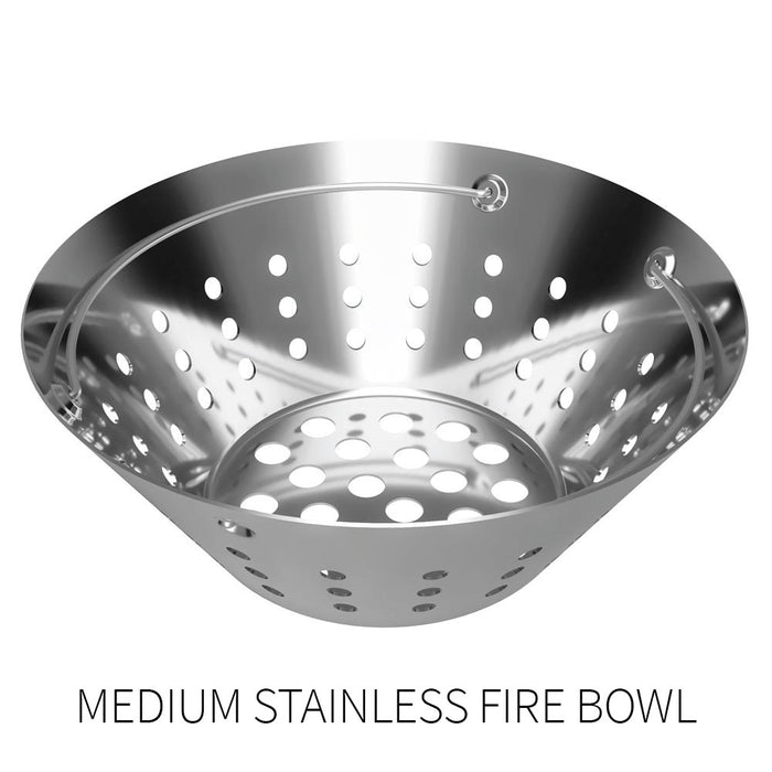 Fire Bowls for a Big Green Egg (Stainless Steel) - Smoker Guru