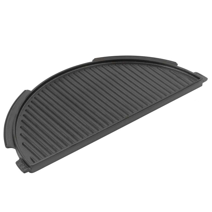 Half Moon Cast Iron Plancha Griddle (XL Big Green Egg) - Smoker Guru