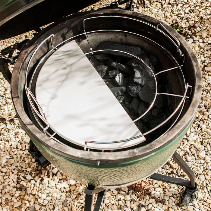Half Moon convEGGtor for 2XL Big Green Egg - Smoker Guru