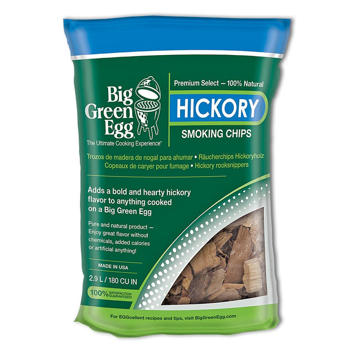 Hickory Smoking Chips (premium) Big Green Egg - Smoker Guru