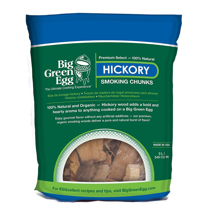Hickory Smoking Chunks (premium) Big Green Egg - Smoker Guru