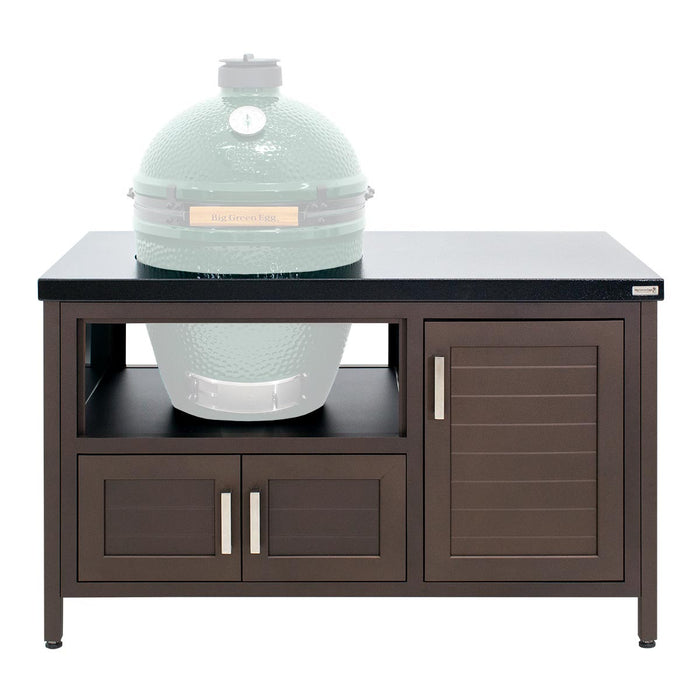 Large Big Green Egg + 53in Modern Farmhouse Table Package - Smoker Guru