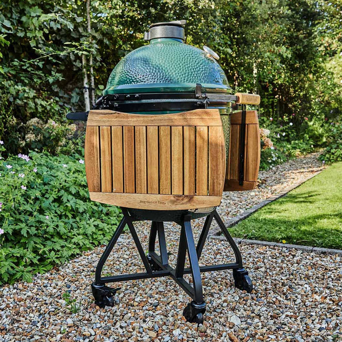 Large Big Green Egg + intEGGrated Nest + EGG Mates Package - Smoker Guru