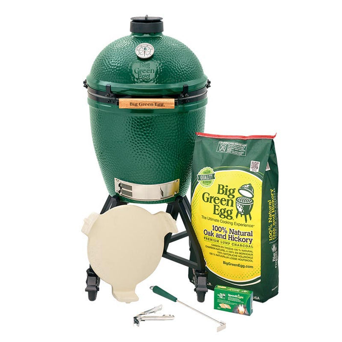 Large Big Green Egg + intEGGrated Nest Package - Smoker Guru