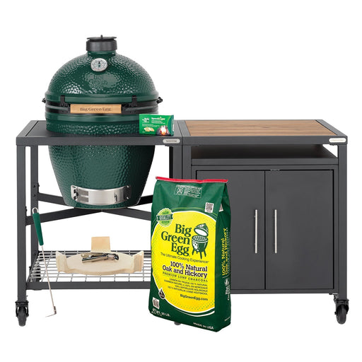 Large Big Green Egg + Modular Cabinet Package - Smoker Guru