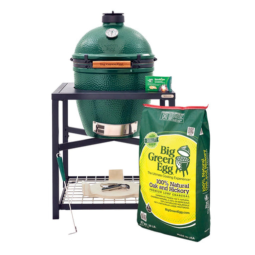 Large Big Green Egg + Modular Nest Package - Smoker Guru