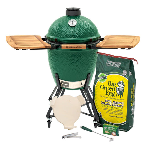 Large Big Green Egg + Standard Nest + EGG Mates Package - Smoker Guru