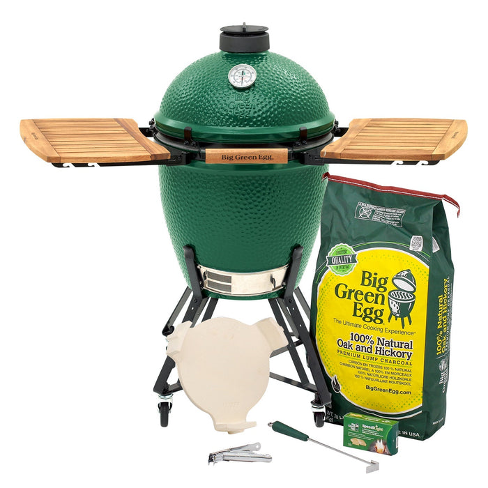 Large Big Green Egg + Standard Nest + EGG Mates Package - Smoker Guru