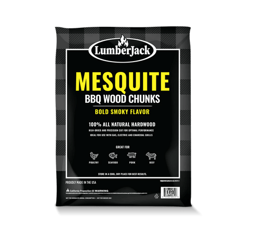 LumberJack BBQ Wood Chunks – Mesquite 4 lb - Smoker Guru