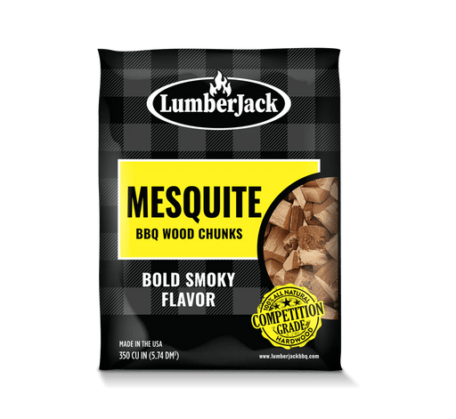 LumberJack BBQ Wood Chunks – Mesquite 4 lb - Smoker Guru