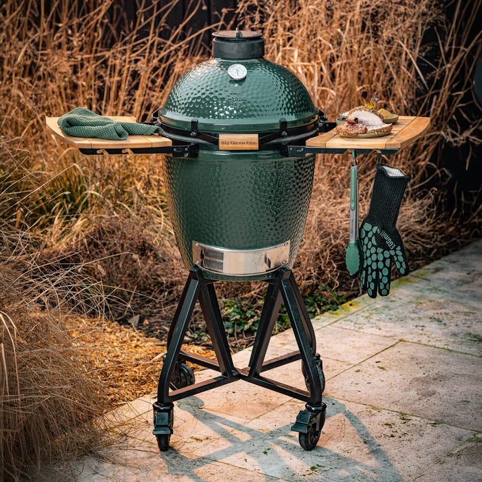 Medium Big Green Egg + intEGGrated Nest + EGG Mates Package - Smoker Guru