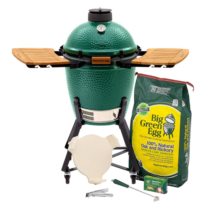 Medium Big Green Egg + Standard Nest + EGG Mates Package - Smoker Guru
