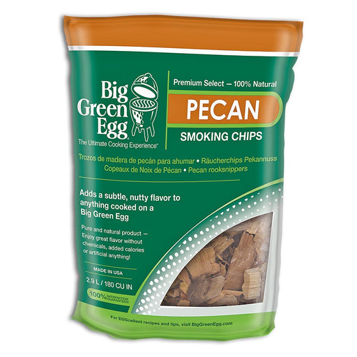 Pecan Smoking Chips (premium) Big Green Egg - Smoker Guru