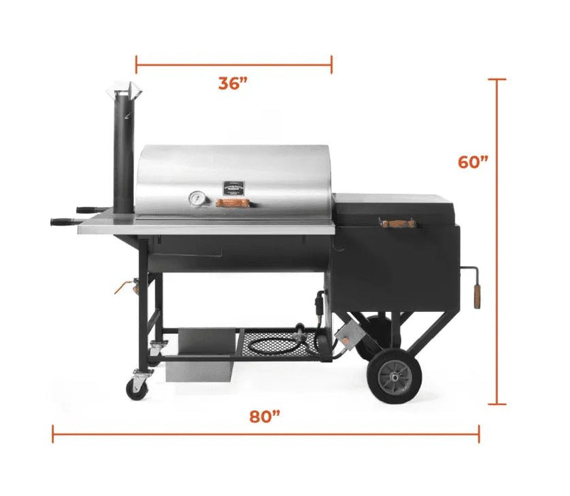 Pitts & Spitts Ultimate Smoker 24" Offset Pit - Smoker Guru