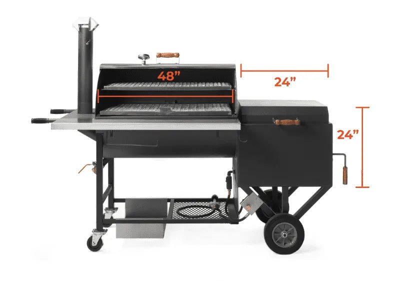 Pitts & Spitts Ultimate Smoker 24" Offset Pit - Smoker Guru