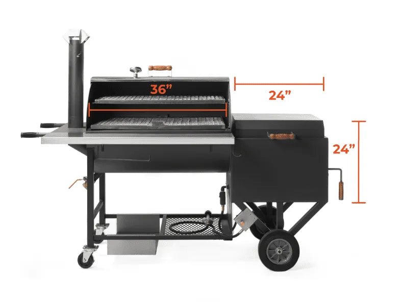 Pitts & Spitts Ultimate Smoker 24" Offset Pit - Smoker Guru