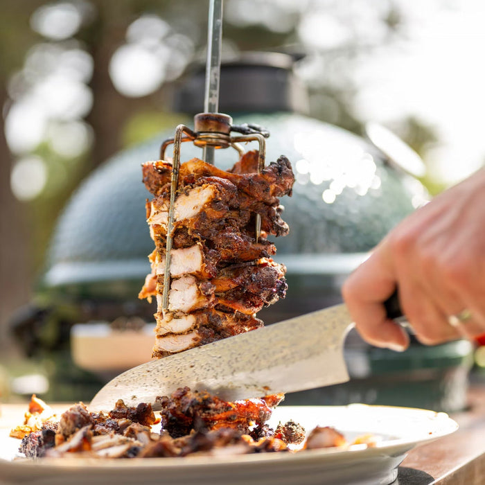 Rotisserie Kit for Large Big Green Egg (new) - Smoker Guru