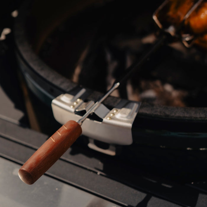 Rotisserie Kit for Large Big Green Egg (new) - Smoker Guru