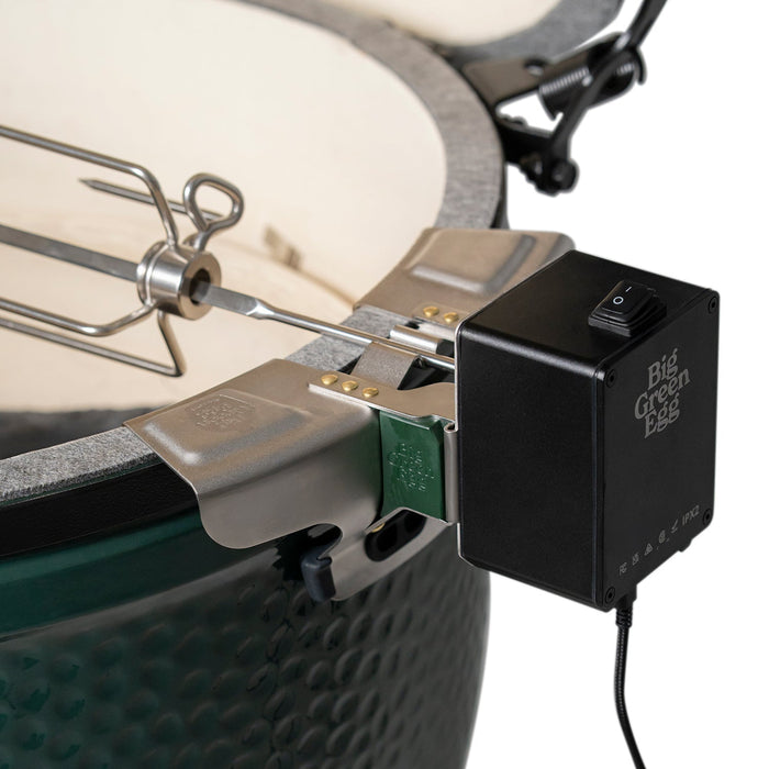 Rotisserie Kit for Large Big Green Egg (new) - Smoker Guru