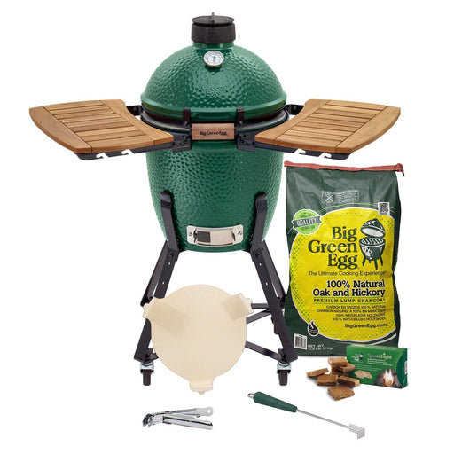 Small Big Green Egg + Standard Nest + EGG Mates Package - Smoker Guru