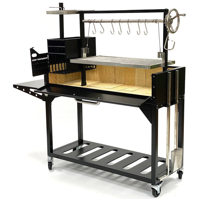Tagwood BBQ Argentine Santa Maria Wood Fire & Charcoal Gaucho Grill BBQ03SI - Smoker Guru