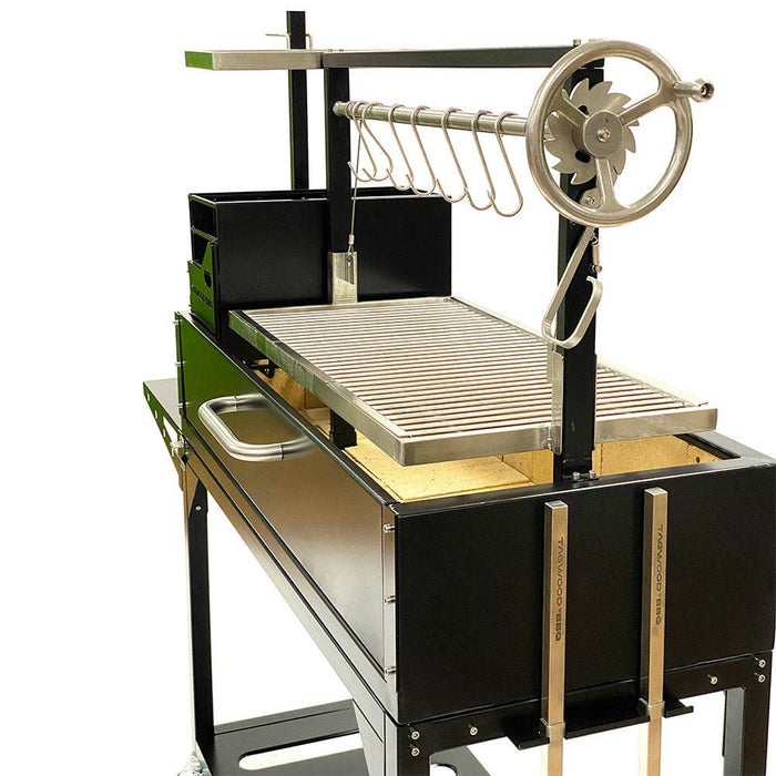 Tagwood BBQ Argentine Santa Maria Wood Fire & Charcoal Gaucho Grill BBQ03SI - Smoker Guru